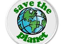 Save the Planet Sew-On Patch